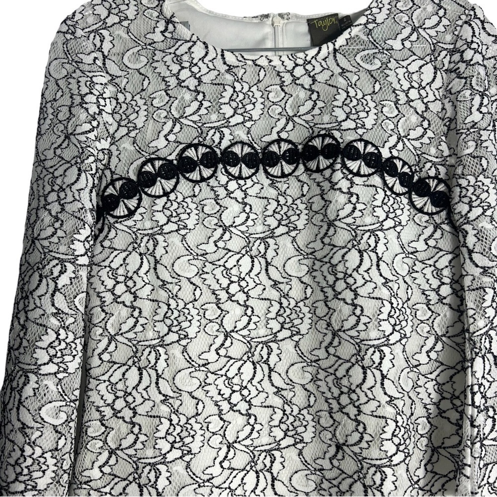 TAYLOR SWIFT’s TAYLOR Piper Piping Dress in Black / White Size 4 - Picture 5 of 10